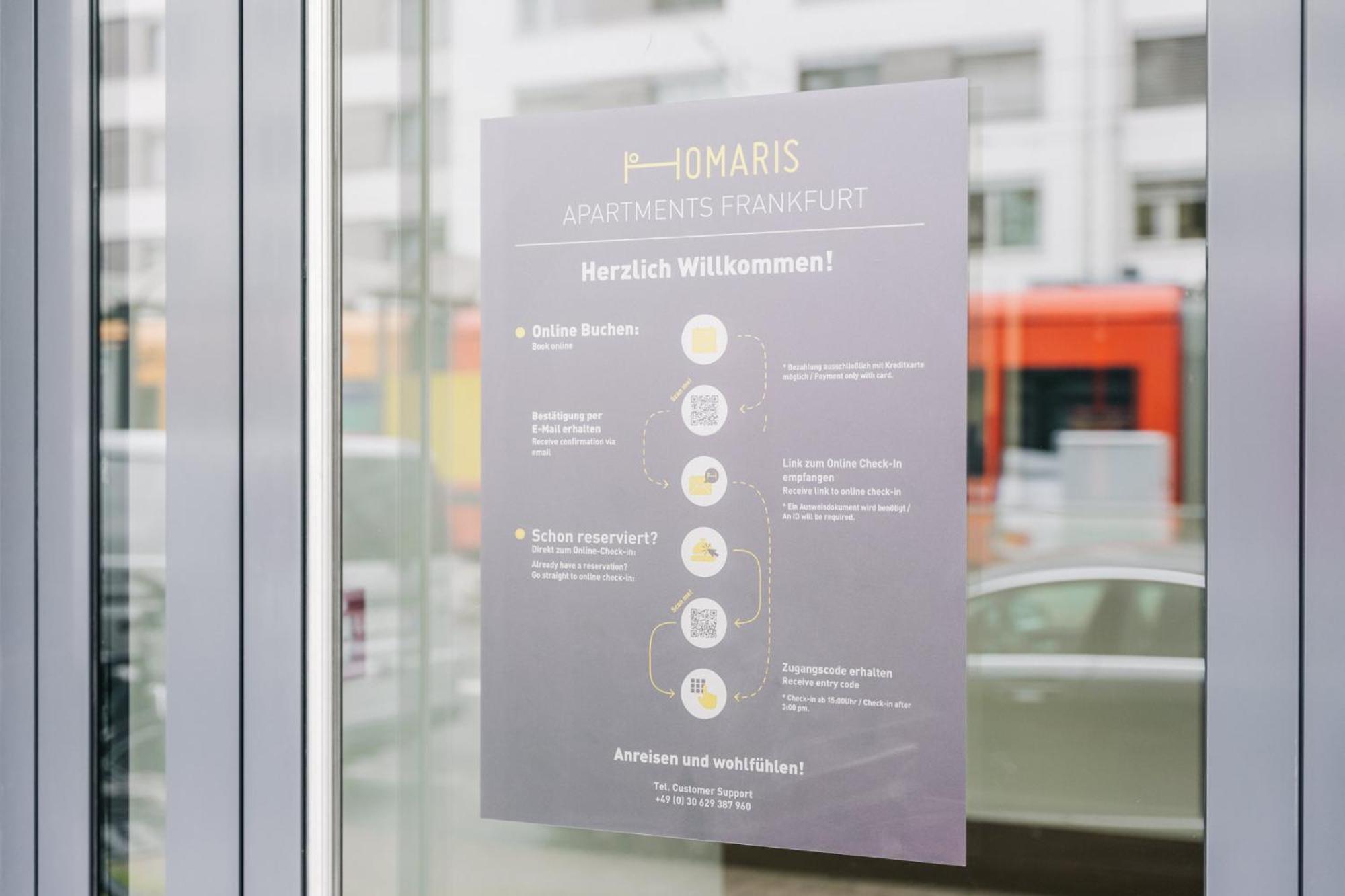Homaris Apartments Frankfurt 美因河畔法兰克福 外观 照片